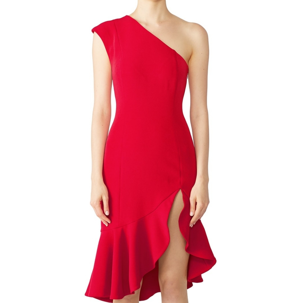 Keepsake Mirrors Red dress.